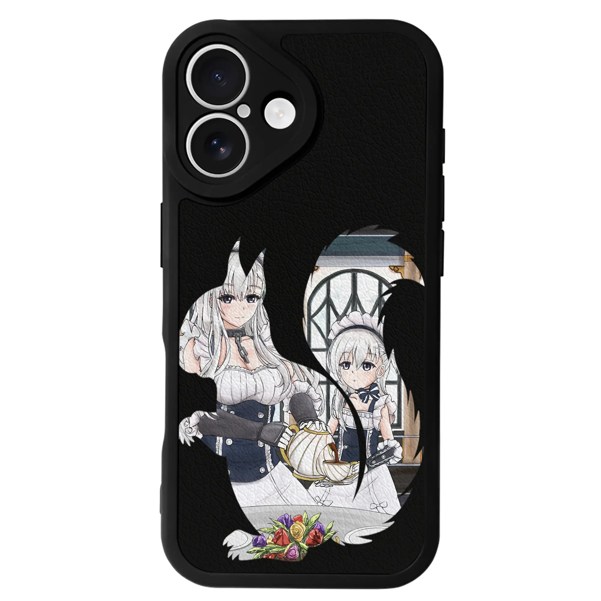 アズールレーン グッズ,ベルファスト - IPhone 16シリーズ対応 ・ シリコンスマホケース ・ レザー調 ・ 高精度フィット ・ 耐衝撃 ・ ワイヤレス充電対応 ・ 精密カット